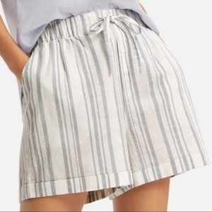UNIQLO Stripe Short Linen, Never Worn
